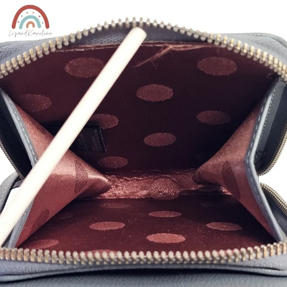 Faux Leather Phone Crossbody Wallet Small Bag - Picture 14 of 15